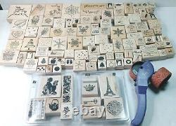 Stamps Stampin Up Retired Rare Rubber Set BIG Vintage Lot