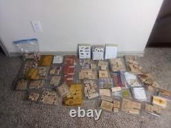 Stamps Stampin Up! Retired Rubber Sets 250+ Lot Colossal Vintage Plus Others