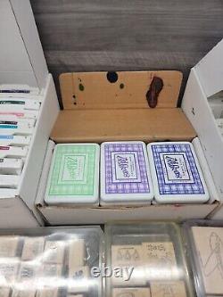 Stamps Stampin Up! Set Big Lot of over 100 Vintage