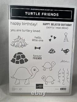 TURTLE FRIENDS Stamp Set TURTLE Punch Stampin Up Birthday A22