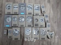 Used 21 Sets Assortment Paper Punch Punches Stampin' Up