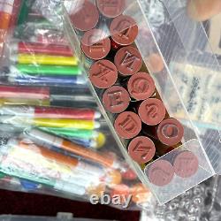 VTG y2k HUGE Lot 100s Mixed Rubber Stamps Stampin Up Sets Scrapbook NEW + USED