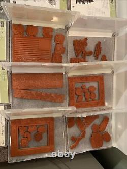 Various Lot of Stampin' Up! Stamp Sets & Dies for the Sizzix Big Shot