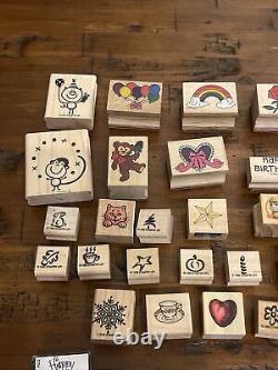 Vintage Rubber Stamps lot of 49 Whispers Anita', stanpin'up & MORE