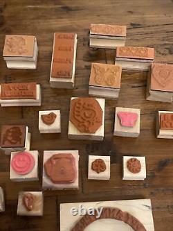 Vintage Rubber Stamps lot of 49 Whispers Anita', stanpin'up & MORE