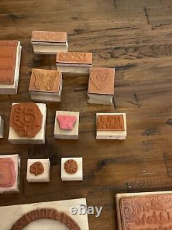 Vintage Rubber Stamps lot of 49 Whispers Anita', stanpin'up & MORE