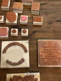 Vintage Rubber Stamps lot of 49 Whispers Anita', stanpin'up & MORE