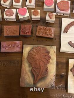 Vintage Rubber Stamps lot of 49 Whispers Anita', stanpin'up & MORE