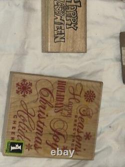 Vintage Stampin Up Stampendous And Stampablities Mixed Lot Rare Find Super Deals