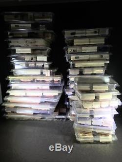 We Huge Lot Stampin Up 56 Sets Wood Mount Scrapbooking Rubber Stamps