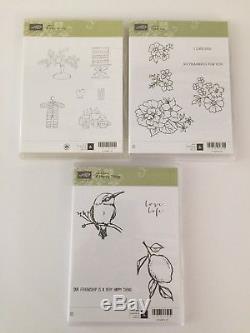 Wholesale LOT of 15 STAMPIN' UP! Sets BRAND NEW! -rubber & photopolymer RETIRED