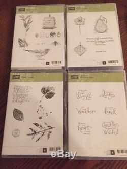 Wholesale Variety LOT 20 NEW Stampin' Up Rubber Stamp Set RETIRED $450 Value
